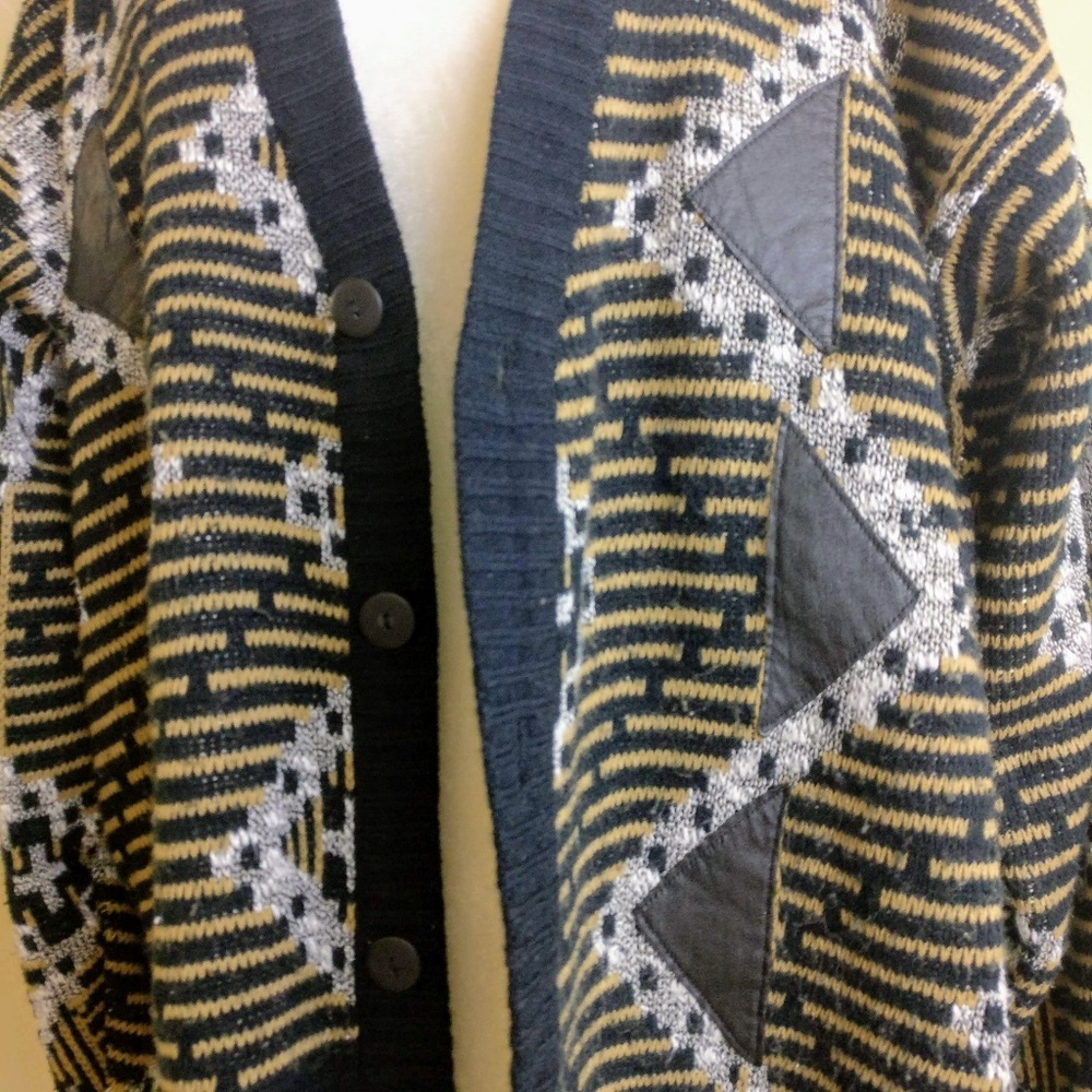 Oakton | Oversized Geometric Cardigan